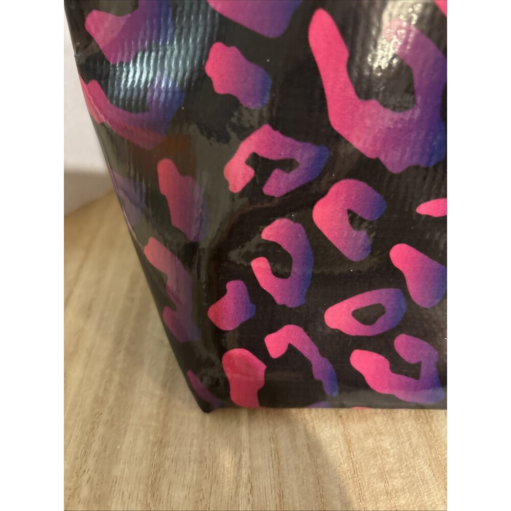 Consuela Pebbles Tote Bag Vinyl Pink Purple Animal Print - Picture 6 of 16
